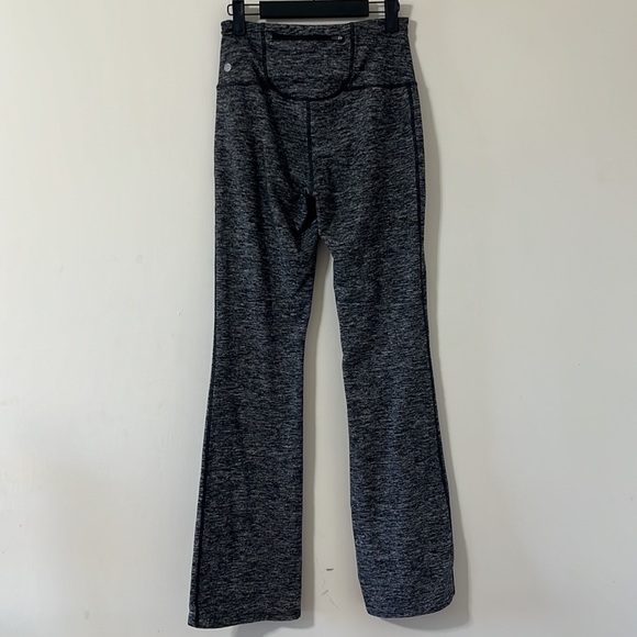 ZELLA High Waist Cozy Tech Flare Black Melange Pants Size Small - Picture 5 of 12